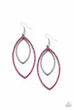 Load image into Gallery viewer, Paparazzi High Maintenance - Pink - Earrings - 2
