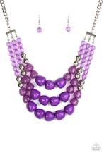 Forbidden Fruit - Purple Necklace