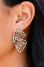 Load image into Gallery viewer, Butterfly Frills - Silver Earrings - Life Of The Party Exclusive (August 2021)
