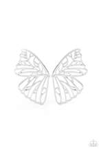 Load image into Gallery viewer, Butterfly Frills - Silver Earrings - Life Of The Party Exclusive (August 2021)
