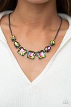 Load image into Gallery viewer, Unfiltered Confidence - Multi Oil Spill/Iridescent Necklace - Life Of The Party Exclusive (August 2021)
