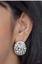 Load image into Gallery viewer, Paparazzi Daring Dazzle - White or Black Rhinestones - Post Earrings
