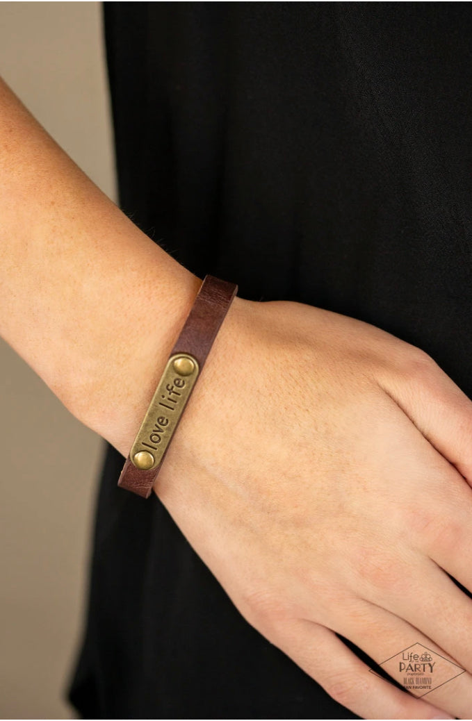 Love Life - brown - Paparazzi bracelet