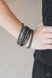 Load image into Gallery viewer, Rock Star Attitude - Dark Gray Bracelet
