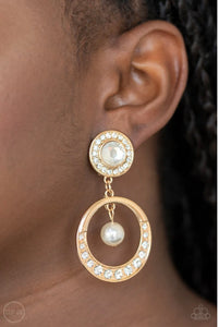 Regal Revel - gold - Paparazzi CLIP ON earrings