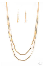 Load image into Gallery viewer, A PIPE DREAM - GOLD METALLIC LAYERED NECKLACE
