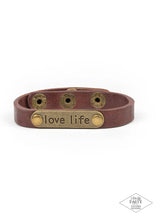 Load image into Gallery viewer, Love Life - brown - Paparazzi bracelet
