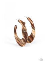 Load image into Gallery viewer, Retro Renaissance - Brown Earrings
