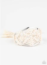 Load image into Gallery viewer, Macrame Mode - White - Bracelet - Life of the Party Exclusive - September 2020
