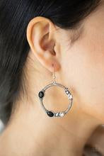 Load image into Gallery viewer, Glamorous Garland - Multi/Black Earrings
