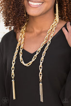 Load image into Gallery viewer, SCARFed for Attention Necklace Set-Gold
