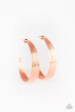 Load image into Gallery viewer, Live Wire - Copper Earrings

