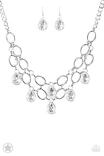 Load image into Gallery viewer, Show-Stopping Shimmer Necklace Set-White
